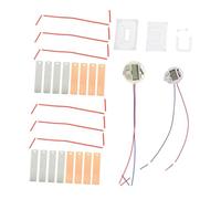 SEWACC 2 Ensembles Kit Scientifique DIY Batterie de Fruits pour Élèves Expérience Physique Éducative avec Électrodes Zinc Cuivre Activité Expérimentale Ludique pour Garçon Fille et