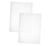SEWACC 2 Ensembles Pochoir de Dessin Plastique Transparent Règle de Tracé Espacement pour Calligraphie et Croquis Guide Écriture Précis pour Étudiants et