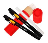SEWACC 2 ensembles Set de Craies Cuir pour Couture Crayons Marqueurs Ergonomiques avec Recharge et Protection Pointe Marqueur Invisible Temporaire pour Tailleur