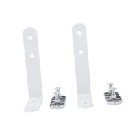 SEWACC 2 ensembles Supports Écran de Fixation de Cloison de Bureau Support Angle Droit Accessoires Décoratifs pour Bureau