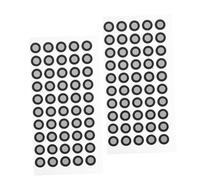 SEWACC 2 Feuilles Marqueurs de Référence pour Film Réfléchissant Haute Performance Résistant à la Déchirure Points de Repère Autocollants Compatibles avec Divers Appareils Lot