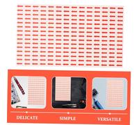SEWACC 2 pièces Autocollants Flèches Rouges Petits Autocollants Adhésifs Directionnels pour Marquage Organisation Bureau Entrepôt Lot