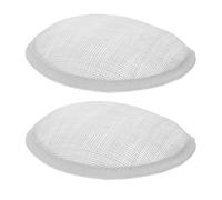 SEWACC 2 Pièces Base de Chapeau Ronde en Lin Blanc, Loisirs Créatifs DIY | Accessoire Pratique à Mailles, Style, pour Fabriquer Vos Propres Accessoires et Projets Créatifs