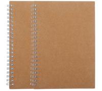 SEWACC 2 Pièces Bloc-notes à Spirale Couverture Rigide et Papier Épais | Usage Polyvalent, Listes de Tâches et Révisions, Garçon et Filles Artistes et Gribouilleurs, Bureau et Réunions