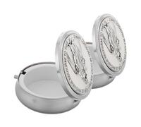 SEWACC 2 Pièces Boîte à Rosaires Zinc pour Première Communion et Rangement de Souvenirs Spirituels et Portable pour Prière Quotidienne et Voyage