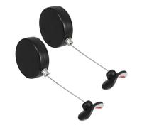 SEWACC 2 pièces Câble de Sécurité Rétractable pour Télécommandes et Vol Câble Acier Robuste avec Mécanisme Pratique et Résistance à Arrachement Noir