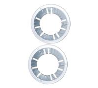 SEWACC 2 pièces Cache Flamme Gaz Couvercles Vent pour Réchaud à Gaz avec Brackets Accessoire de Cuisine Énergétiquement Économique et Pratique