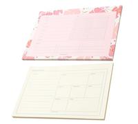 SEWACC 2 pièces Carnet de Planification Hebdomadaire Portable Bloc-notes Agenda Multifonction Carnet Écriture à Emporter Adaptée pour Employés et Étudiants Lisse et Résistant à Encre