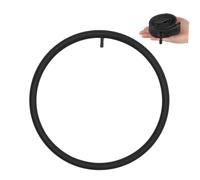 SEWACC 2 Pièces Chambre à Air de Vélo Noire VTT 26x1.5 Valve US en Caoutchouc