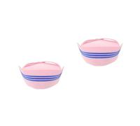 SEWACC 2 Pièces Chapeau D'infirmière Respirant et Hygiénique en Polyester Coton Vintage Rose Accessoire pour Jeux de Rôle et Costumes D'infirmière Classiques