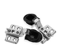 SEWACC 2 pièces Charnières de Cabinet de Charnières à Damping pour Porte Verre Installation Facile et Stabilité pour Meubles et Armoires