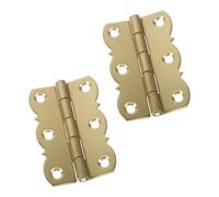 SEWACC 2 pièces Charnières de Piano Laiton Lot de Accessoires Musique Durable pour Pupitre de Piano Étagères et Meubles Couleur Dorée