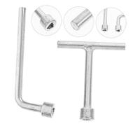SEWACC 2 pièces Clé Triangulaire Acier Inoxydable pour Écrous et Boulons Clé pour Vis de Lampes Outil Pratique et Durable