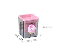 SEWACC 2 pièces Compacte Double Portable Manuelle Pratique Douce pour Garçon Fille pour Crayons Standard et Jumbo pour Élèves et Artistes pour Maison et Bureau de Couleur Cartoon avec