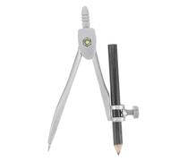 SEWACC 2 Pièces Compas de Dessin Métallique Professionnel avec Porte Crayon Précision Géométrique pour Mathématiques Fournitures Scolaires avec Étui et Crayon