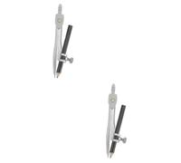 SEWACC 2 Pièces Compas Professionnel avec Support Crayon Précision Géométrique pour Dessin Technique Fournitures Dessin pour Étudiants et Bureau avec Boîtier de Rangement