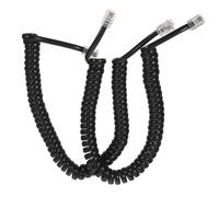 SEWACC 2 Pièces Cordon Téléphonique Spirale Flexible pour Téléphones Fixes Accessoires Téléphoniques Faciles à Installer Câbles de Combiné Résistants et Stables pour Communication