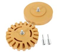 SEWACC 2 pièces Décapant Adhésif Roue Caoutchouc pour Perceuse Dégommage Rapide et Portable pour Voiture Camion et Maison