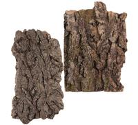 SEWACC 2 pièces Écorce de Liège Décorative pour Terrarium Reptile Cachette et Plateforme Escalade pour Habitat Tortue et Lézard Accessoire et Sûr pour Animaux