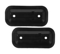 SEWACC 2 Pièces Embase de Bouchon D'aileron de Surf Support de Dérive pour Longboard et Paddleboard PVC Noir Installation Rapide, Résiste la Corrosion de l'eau de Mer, pour Surf