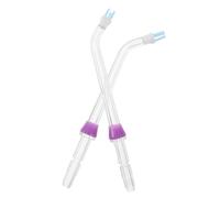 SEWACC 2 Pièces Embouts de Rechange pour Jet Dentaire, Accessoires en Acrylique Portable Massage Doux, Adaptés à L'irrigateur Buccal pour Usage à Domicile Voyage