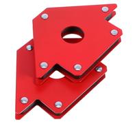 SEWACC 2 pièces Équerre Magnétique de Soudage avec Force Adhérence Support Magnétique Précis pour Alignement et Maintien Outils de Soudure Accessoire Atelier Polyvalent pour