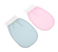 SEWACC 2 Pièces Exfoliant pour Bain en Rayonne Nettoyant Corps Bras Poitrine Résidence Étudiante