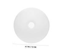 SEWACC 2 Pièces Globe Lamp Shade Acrylic Milk Sphere Lampshade For Pendant And Ceiling Light Fixtures Diffused Soft Lighting