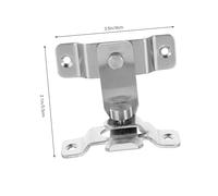 SEWACC 2 pièces Loquet de Porte Acier Inoxydable Robuste Verrouillage pour Portes Intérieures et Coulissantes pour Salles de Bain et Lot