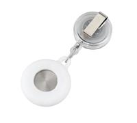 SEWACC 2 Pièces Montre de Poche à Quartz de Fleur, Clip Extensible | Alliage Noir, Cadran Inversé Lisible Poitrine, Rondes en Milieu Hospitalier et Service de Santé