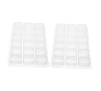 SEWACC 2 Pièces Moule Silicone Mahjong Haute Température pour Moulage Résine DIY Texture Détaillée Démoulage Facile pour et Jeux de Tuiles