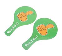 SEWACC 2 pièces Palettes de Vote Double Face Plastique Robuste Signes Pouce Pouce Baissé pour Décision Classe Lot de Paddles Faciles à Saisir pour Enseignants et Événements