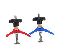 SEWACC 2 Pièces Pince de Serrage T Track pour Menuiserie Accessoire Polyvalent et Durable pour Travaux de Découpe et