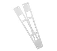 SEWACC 2 pièces Plaque de Gâche Renforcée Acier Inoxydable pour Réparation de Cadre de Porte Sécurité Améliorée pour Portes Résidentielles et