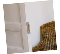 SEWACC 2 pièces Plaque de Renfort Acier Inoxydable pour Porte Plaques de Trou de Serrure Renfort de Gâche pour Sécurité et Kit de Réparation Facile à Installer