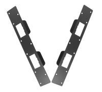 SEWACC 2 Pièces Plaque de Renfort de Porte Double Trou Plaque de Gâche pour Serrure à Pêne Dormant Finition Facile à Installer pour Renforcement Cadre de Porte