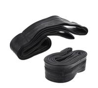 SEWACC 2 Pièces Pneu Intérieur de Remplacement pour Vélo Noir en Caoutchouc Butyle Absorption des Chocs, Pratique pour Cyclistes Passionnés sur Route et Tout-Terrain