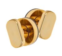 SEWACC 2 pièces Poignée à Ventouse Adhésive pour Portes de Verre et Poignée de Salle de Bain Antidérapante de Réfrigérateur et Armoire sans Perçage Lot de Finition Dorée Compacte