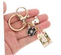 SEWACC 2 pièces Porte Clés Sakura Rabbit Kawaii pour Sacs Pendentif Unique et Décoratif pour Sac à Main Charme Printanier