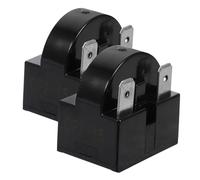 SEWACC 2 Pièces Protecteur de Démarrage de Compresseur de Réfrigérateur Ohm Ptc de Protection la Surcharge Surchauffe Accessoire Durable pour Réfrigérateur Facile à Installer