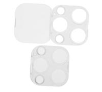 SEWACC 2 Pièces Protection Lentille Caméra Smartphone Transparent Coque Ultra Fine Adhésive Poussière pour Objectif Arrière Compatible Protection avec Film et