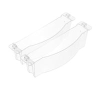 SEWACC 2 Pièces Range Hood Oil Drip Catcher Thickened Grease Trap Easy Install Durable Oil Collection Tray For Kitchen Cooker Hood