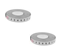 SEWACC 2 Pièces Règle Adhésive Autocollante pour Établi Ruban Métrique Durable pour Menuiserie Mesure Précise et Facile à Fixer
