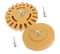 SEWACC 2 pièces Roue Gomme Caoutchouc pour Enlever Adhésifs et Décalcomanies Voiture Disque Efface Colle et Outil Pratique pour Carrosserie et Lot
