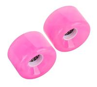 SEWACC 2 Pièces Roues de Skateboard Lumineuses de Rechange en PU Rose | Remplacement Facile, Installation Rapide, Lot Compatible Planche à Roulettes, Usage Loisir et Sport