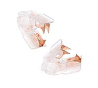 SEWACC 2 pièces Staple Puller Transparent Rose Stapler Remover For Office Supplies Practical Nail Pullers Easy To Carry And Use