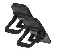 SEWACC 2 pièces Support Laptop Pliable Support Ergonomique Ajustable pour Ordinateur Portable Compatible avec Divers Modèles Gain de Place Compact et Pratique Base Stable pour Clavier