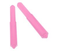 SEWACC 2 Pièces Support Papier Toilette à Ressort Extensible Plastique Lot de Tige de Remplacement pour Flexible Accessoire Salle de Bain et Bureau