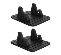 SEWACC 2 pièces Support Téléphone Voiture Antidérapant TPR pour Tableau de Bord et Navigation Maintien Stable pour Mobile et GPS