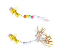 SEWACC 2 Pièces Suspendu Ajustable pour Chats Balançoire Intérieur Résistante Kit pour Stimuler Intelligence et Réduire Le Stress du Chaton